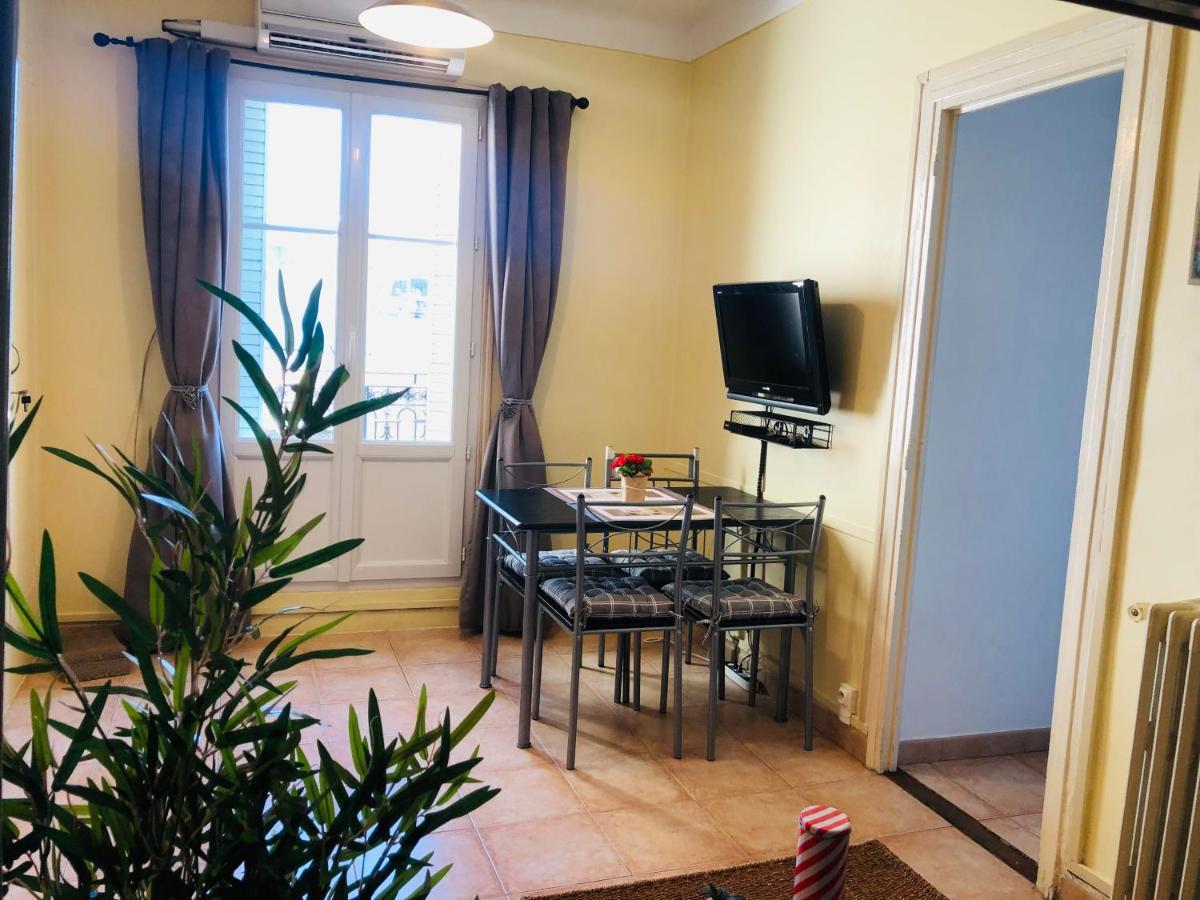 charmant studio au Cœur de Nice terrasse ensoleillée 850 M des plages Exterior foto